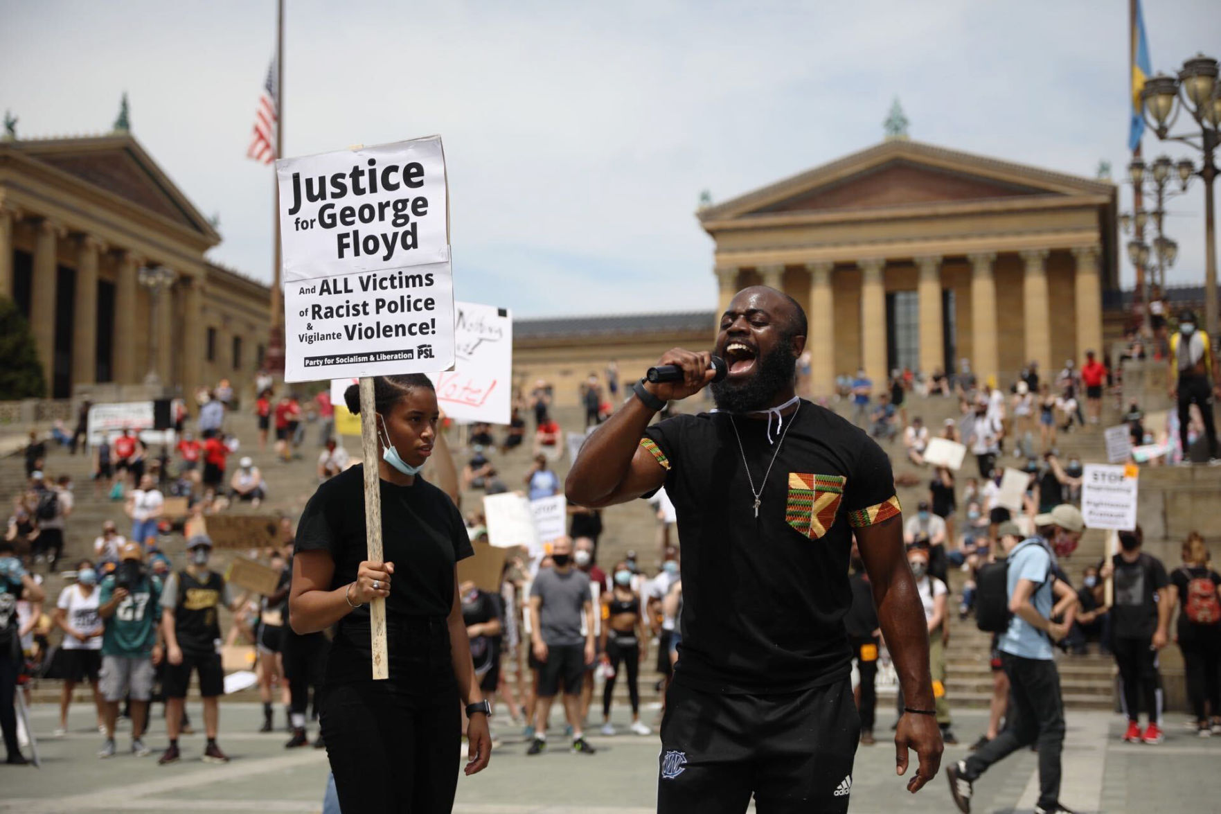 America Protests Philaledelphia
